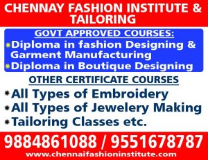 Tailoring Class in Chennai | Weekend Sewing Courses in Chennai