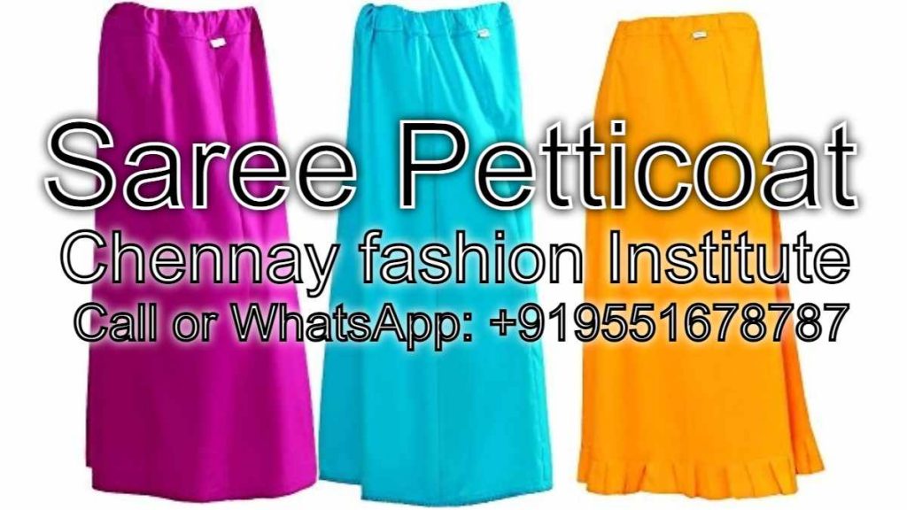 Saree petticoat: Choose the Best Institute and Learn How to stitch